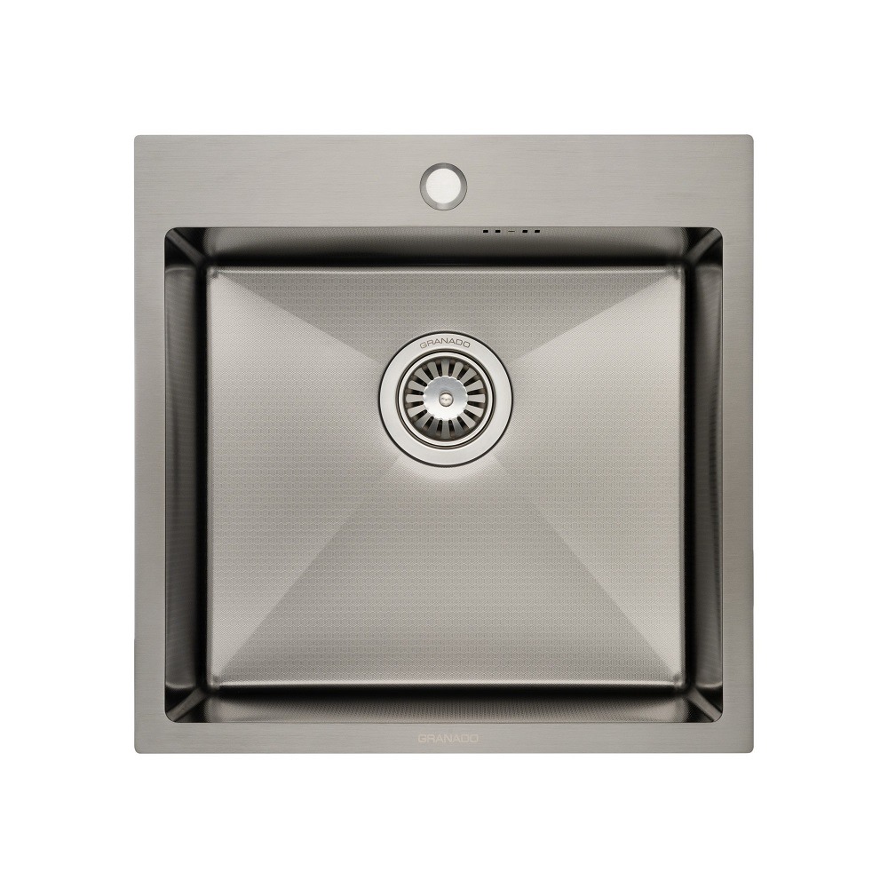 Мийка сталева Granado Galera S201 black honeycomb (500*500*220mm) GS02201BH