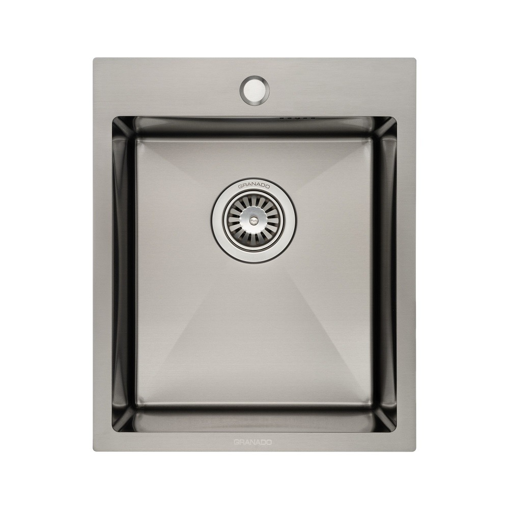 Мийка сталева Granado Pravia S201 black (410*500*220mm) GS01201B