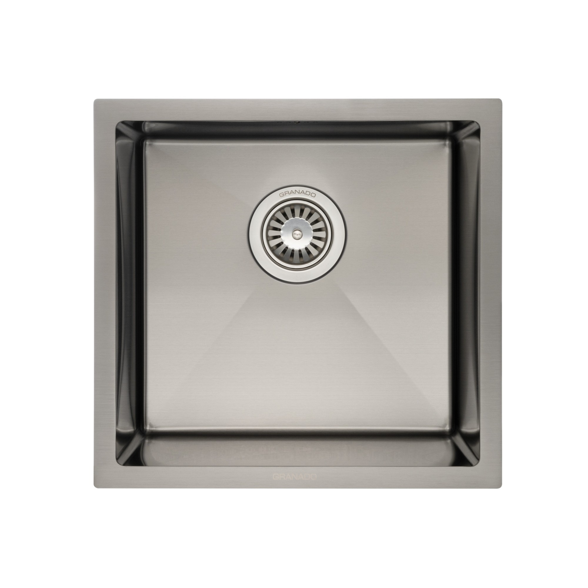 Мийка сталева Granado Under top STEEL S201 black (450*430*220mm) GS08201B