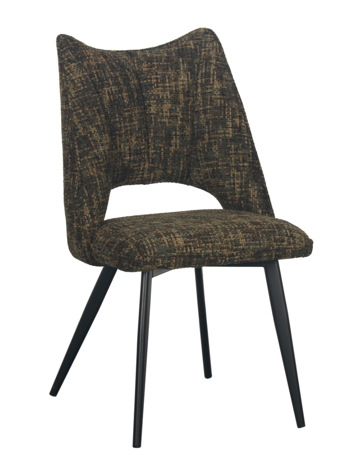 Стілець Vetro Mebel M-217-forest-tweed/black