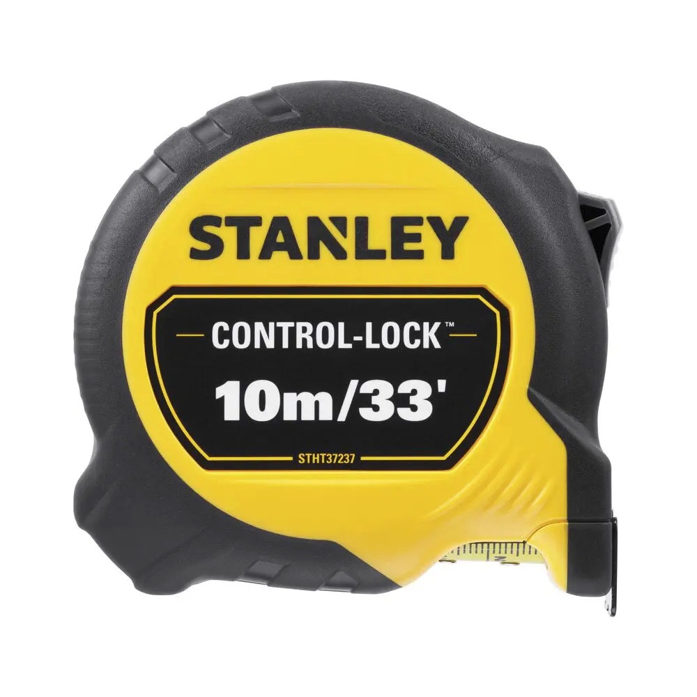 Рулетка вимірювальна STANLEY 10мх25мм, в обгумованому корпусі, STHT37237-5