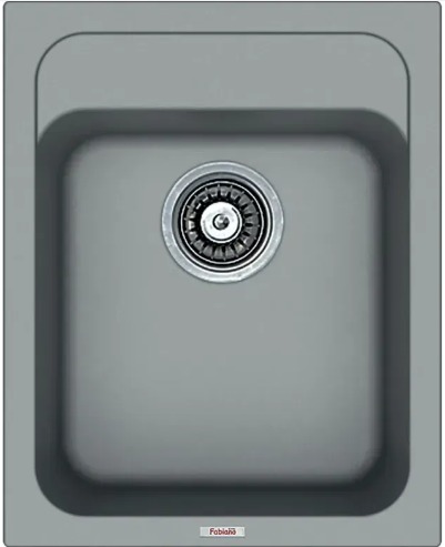 Мийка на кухню Fabiano Classic 40x50 Grey Metallic 8221.301.1099