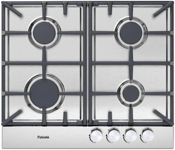 Варильна поверхня газова Fabiano FHG 3744 VGH Inox 8112.406.1467