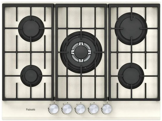 Варильна поверхня газова Fabiano FHG 8255 VGHT Cream Glass 8111.406.1481