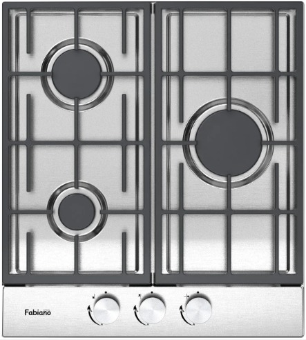 Варильна поверхня газова Fabiano FHG 8454 VGH Inox 8112.406.1485