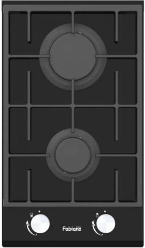 Варильна поверхня газова Fabiano FHG 862 VGH Black Glass 8111.406.1476