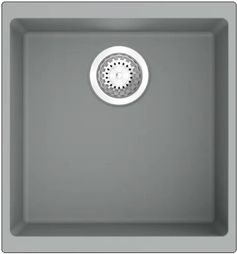 Мийка на кухню Fabiano Navio 43x46 Grey Metallic 8221.301.1700