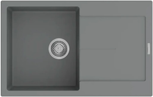Кухонна мийка Fabiano Navio 79x50 Grey Metallic 8221.301.1552
