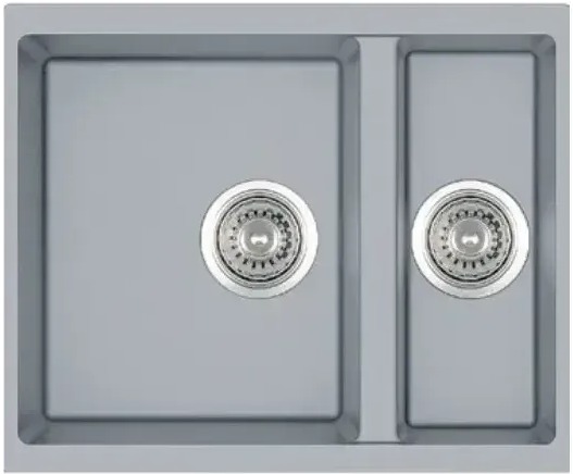 Мийка на кухню Fabiano Quadro 56x46x15 Grey Metallic 8221.301.0787