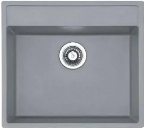 Мийка на кухню Fabiano Quadro 56x51 Grey Metallic 8221.301.0788