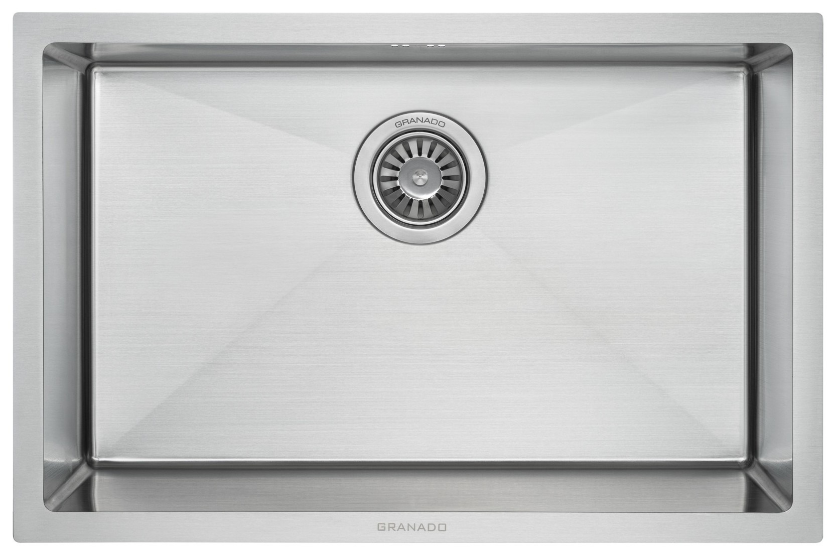 Мийка сталева GRANADO Under top L STEEL S304 (GS09304)