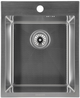 Мийка сталева Granado Pravia S304 honeycomb (410*500*220) GS01304H