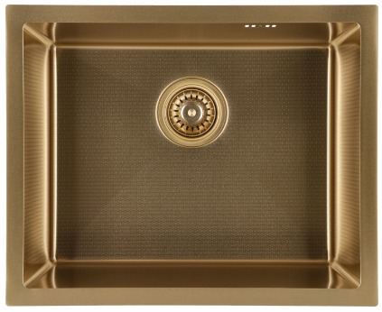 Мийка сталева Granado Under top max STEEL S201 gold honeycomb (GS07201GoldH)
