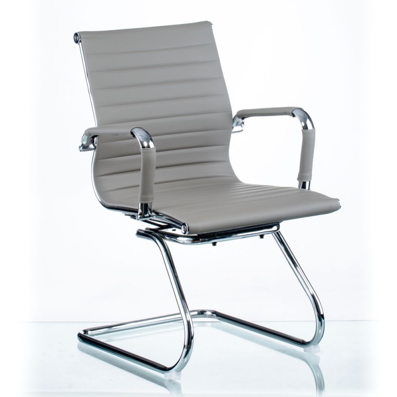 Крісло офісне Special4You Solano office artleather grey (E5883)