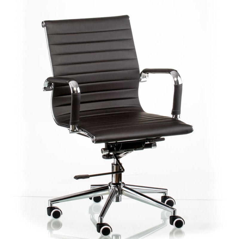 Крісло офісне Special4You Solano 5 artleather black (E5340)