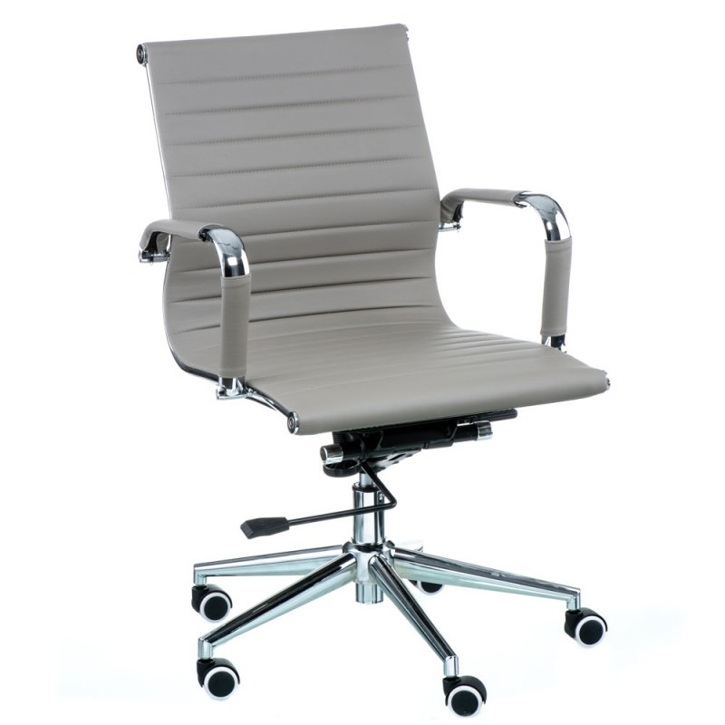 Крісло офісне Special4You Solano 5 artleather grey (E6071)