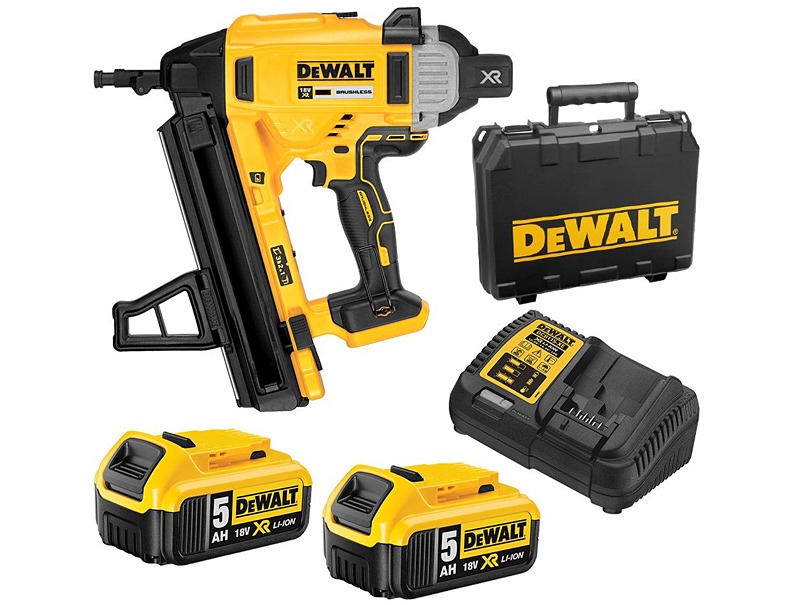 Пістолет цвяхозабивний акумуляторний безщітковий DeWALT DCN890P2