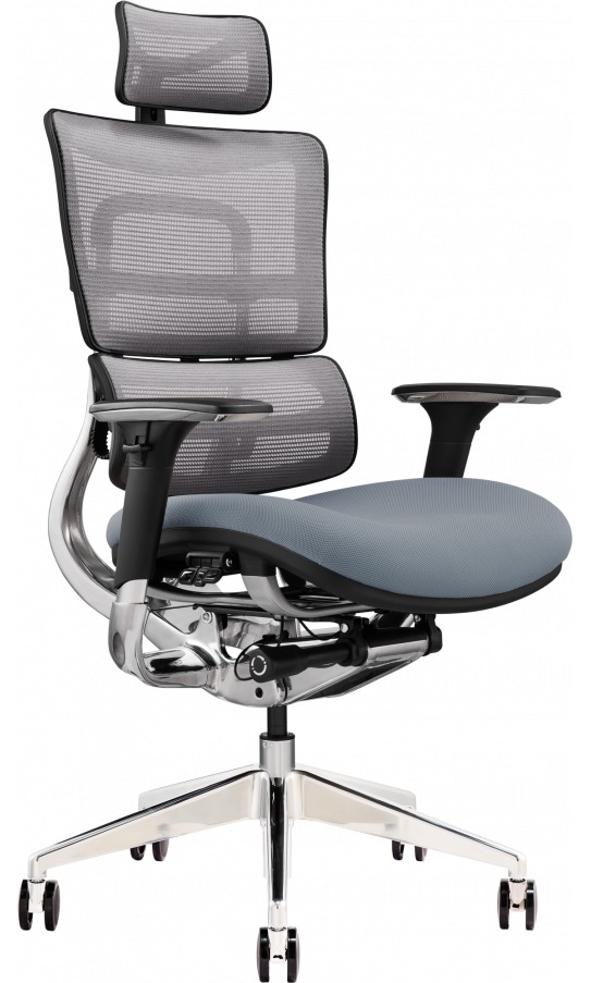 Офісне крісло GT X-801 Bright Gray (W-20 B-40) 4820241171255
