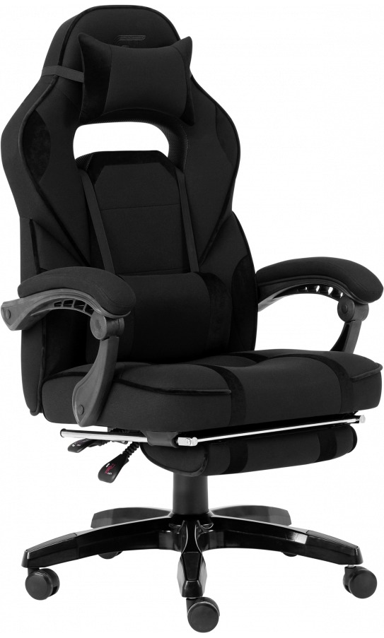 Геймерське крісло GT Racer X-2749-1 Fabric Black Suede 4820241176472
