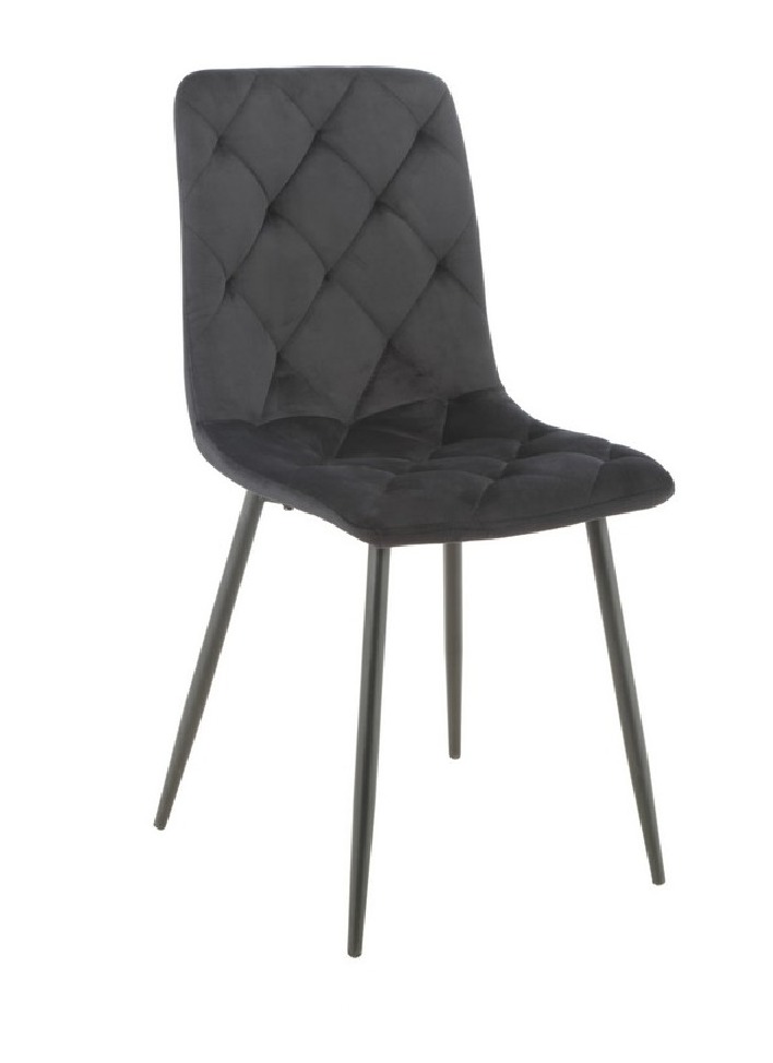 Стілець Vetro Mebel N-41-black-velur/ black