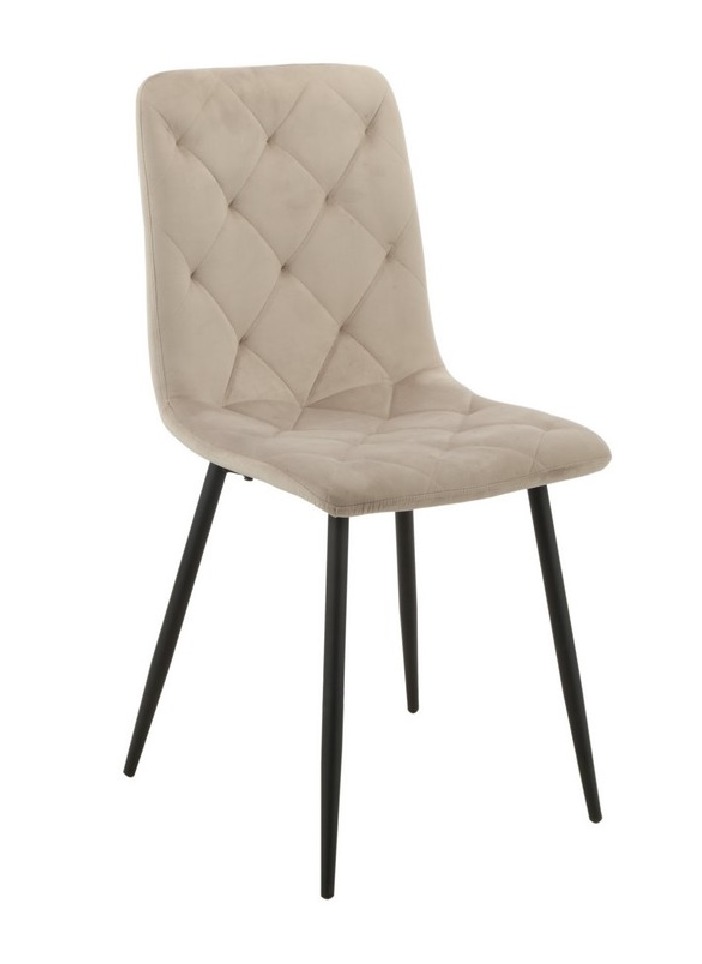 Стілець Vetro Mebel N-41-cappuccino-velur/ black