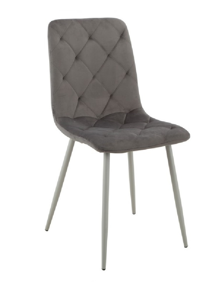 Стілець Vetro Mebel N-41-dark-grey-velur/ grey