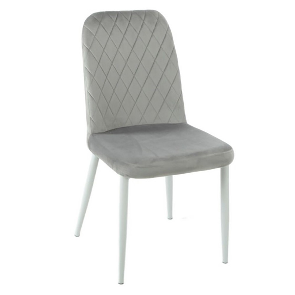 Стілець Vetro Mebel N-44-grey-velur/ grey