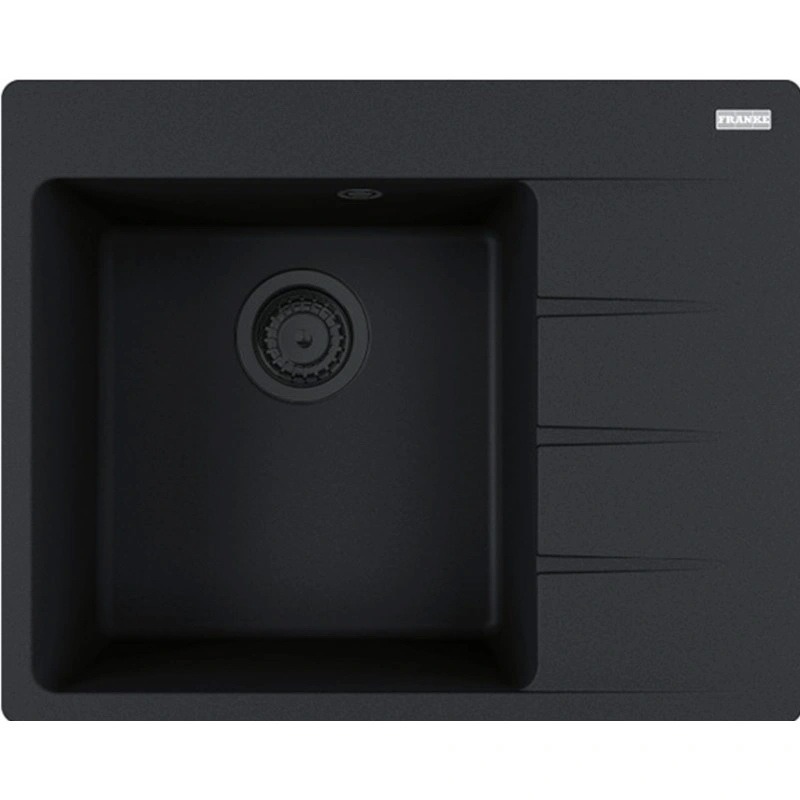Кухонна мийка Franke CNG 611-62 TL Black Edition, чорний матовий, крило праворуч 114.0699.242