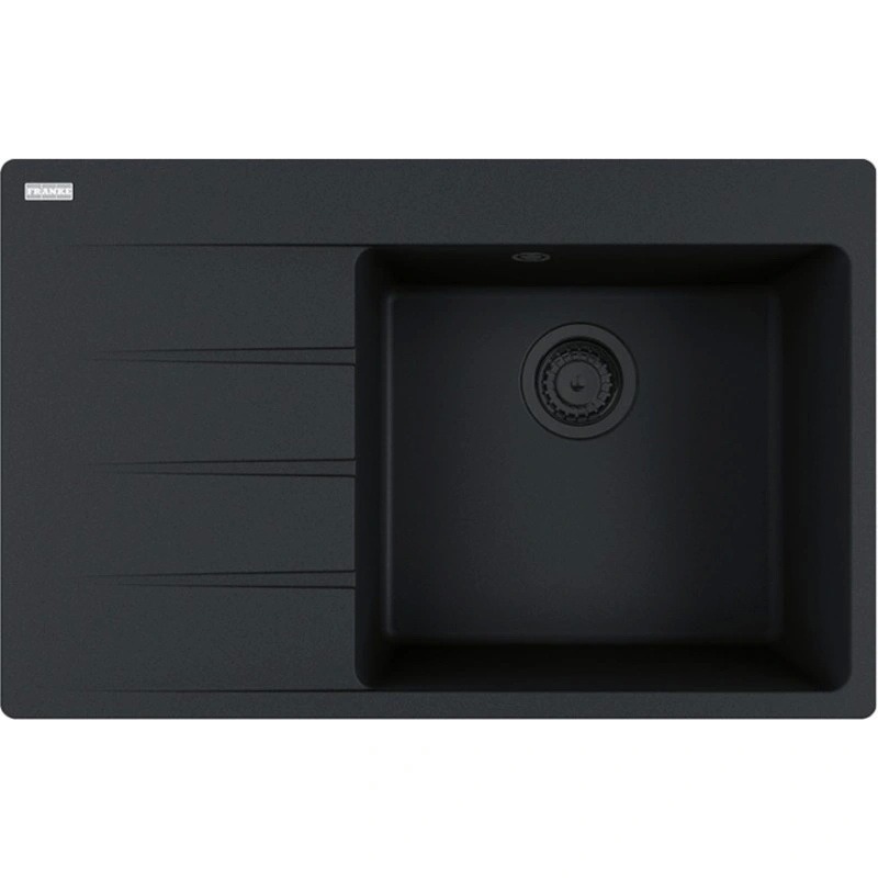 Кухонна мийка Franke CNG 611-78 TL Black Edition, чорний матовий, крило ліворуч 114.0699.238