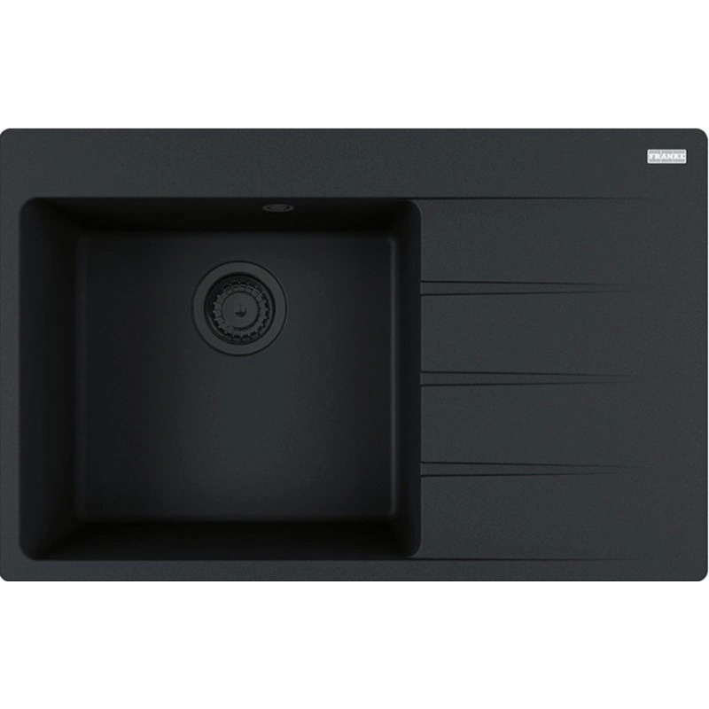 Кухонна мийка Franke CNG 611-78 TL Black Edition, чорний матовий, крило праворуч 114.0699.239