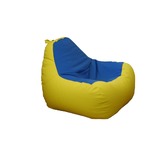 Кресло-Груша Примтекс Плюс Simba H-2240/H-2227 M Yellow-Blue