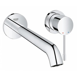 Смеситель для раковины GROHE Essence+ на 2 отверстия (вынос 230 мм), внешняя часть, хром (19967001)