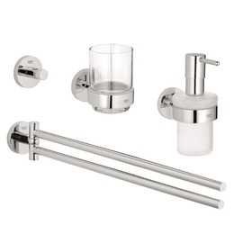 Набор аксессуаров GROHE Essentials New 4 в 1, хром (40846001)