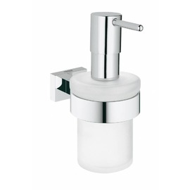 Дозатор жидкого мыла с держателем GROHE Essentials Cube (40756001)