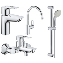 Набор смесителей для ванны Grohe BauLoop хром UA123225K0