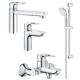 Набор смесителей 4 в 1 GROHE BAU LOOP NEW UA123225MK