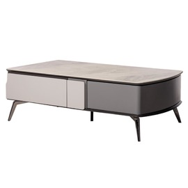 Стіл журнальний Vetro Mebel Bergamo-calacatta-marble-coffee-table