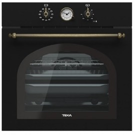 Духові шафи Teka WISH Rustica HRB 6300 AT 111010010 чорний ручки латунь